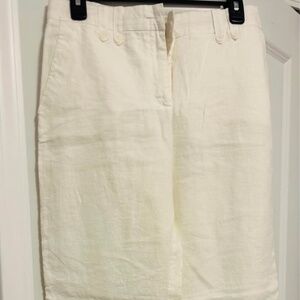 H&M Women White Linen Pants